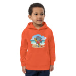 Cute Surfing Dolphin Kids Eco Hoodie image 8