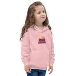 Abersoch Retro Sunset Girls Hoodie image 3