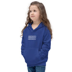 Abersoch Triple Typography White Girls Hoodie image 0