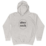 Abersoch Typography Black Circle Boys Hoodie image 2