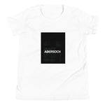 Abersoch Typography Distressed Black Boys Short Sleeve T-Shirt image 1