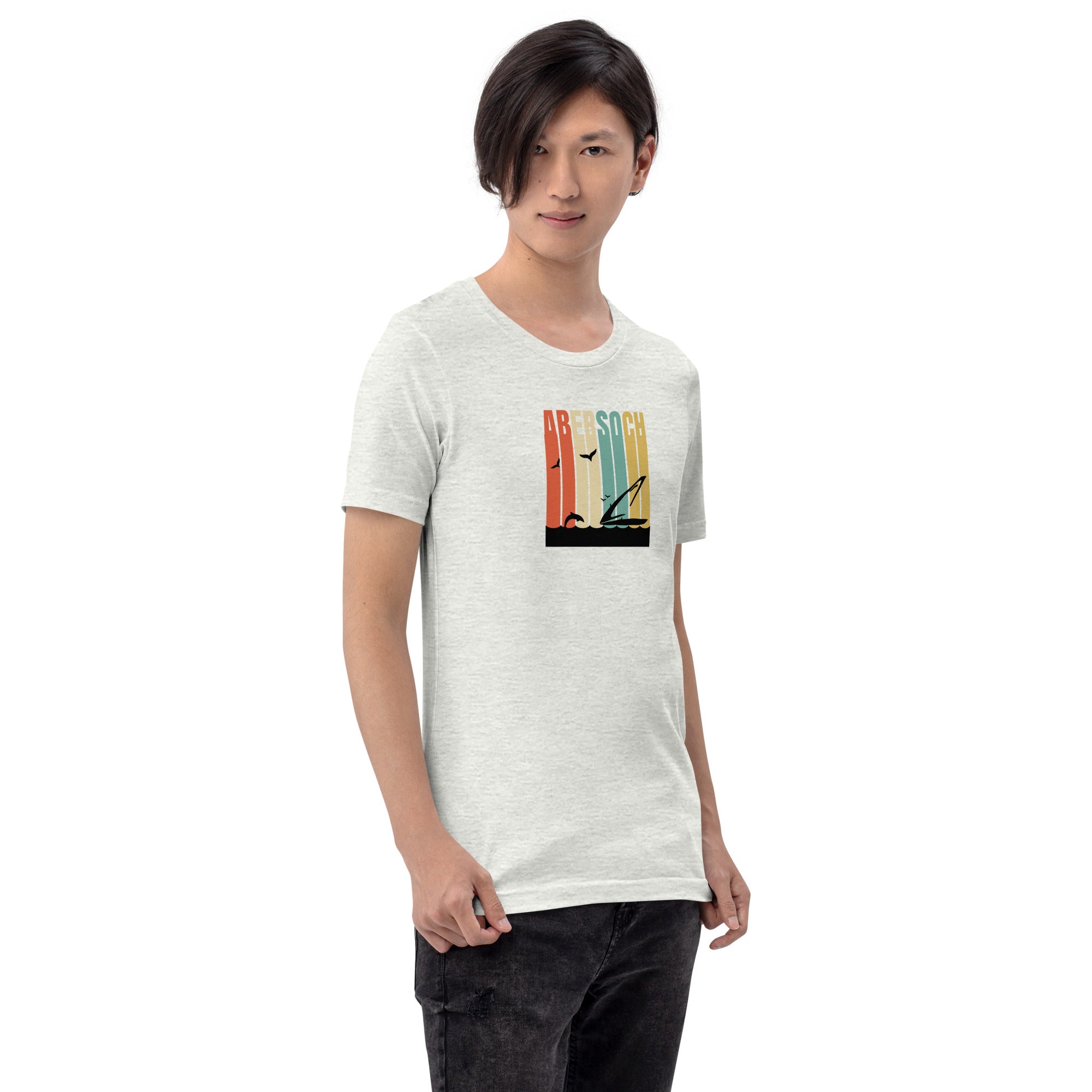 Abersoch Logo Retro Vintage Staple T-Shirt image 1