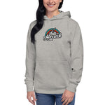 Abersoch Rainbow Women Premium Hoodie - S, Carbon Grey image