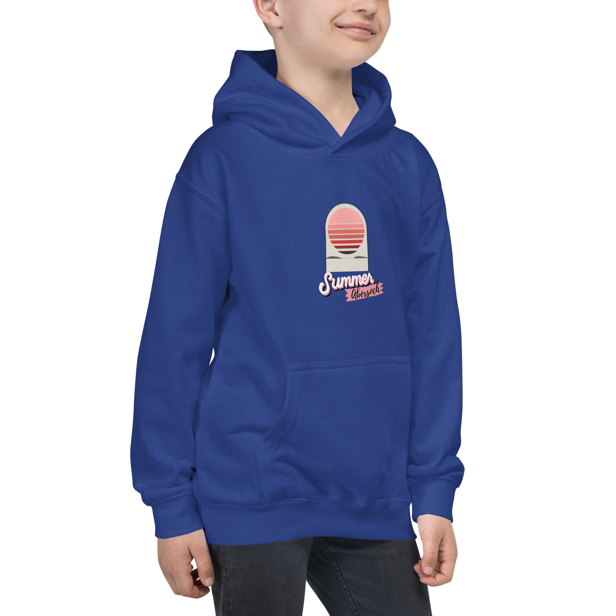 Abersoch Summer Sunset Boys Hoodie image 5