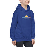 Abersoch Retro Line Sunset Boys Hoodie image 1