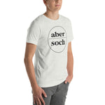 Abersoch Typography Black Circle Staple T-Shirt image 1