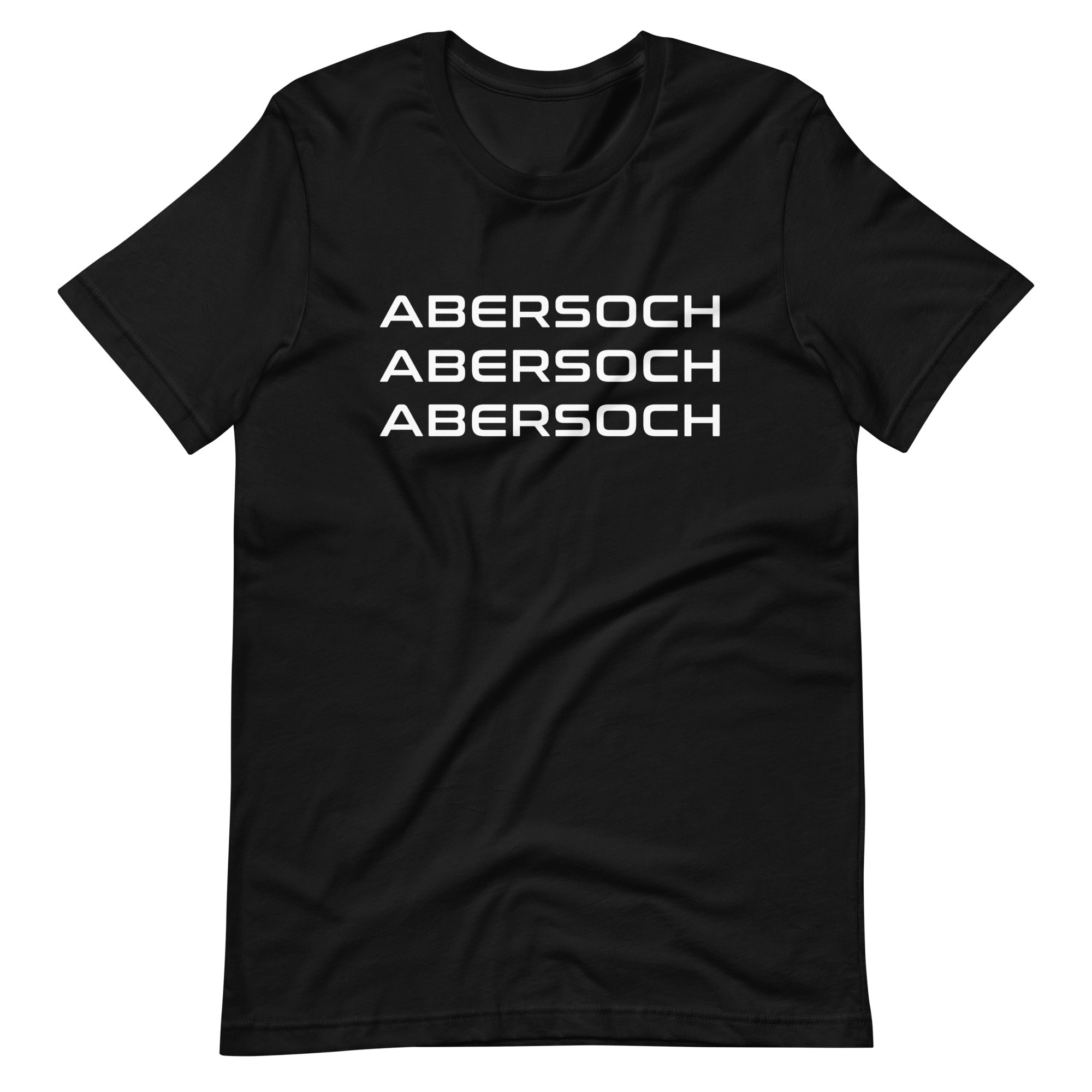 Abersoch Triple Typography White Staple Women T-shirt image 2
