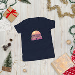 Abersoch Retro Sunset Girls Short Sleeve T-Shirt image 1