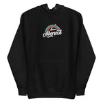 Abersoch Rainbow Women Premium Hoodie - XL, Black image