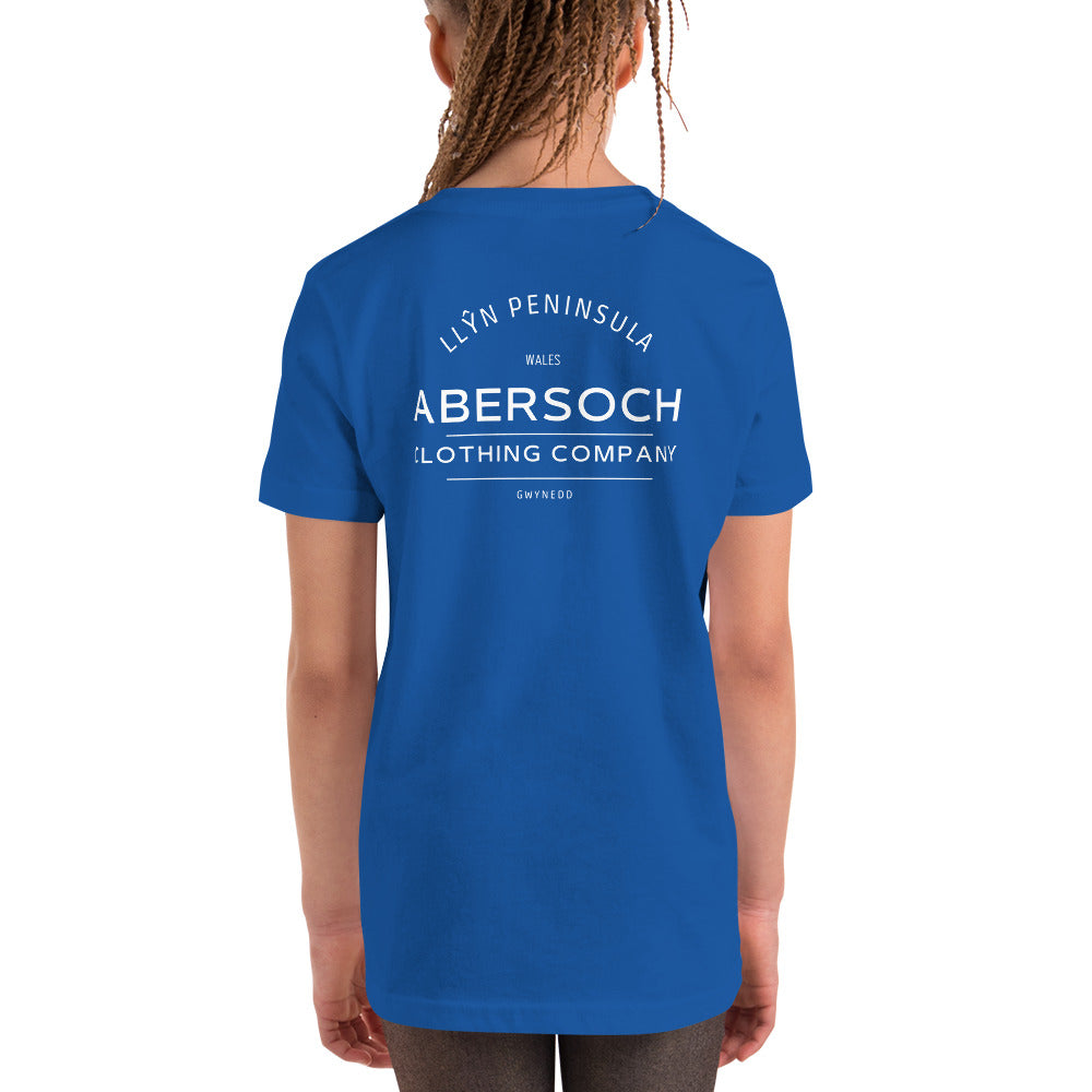 Abersoch Clothing Company White Girls Short Sleeve T-Shirt image 2