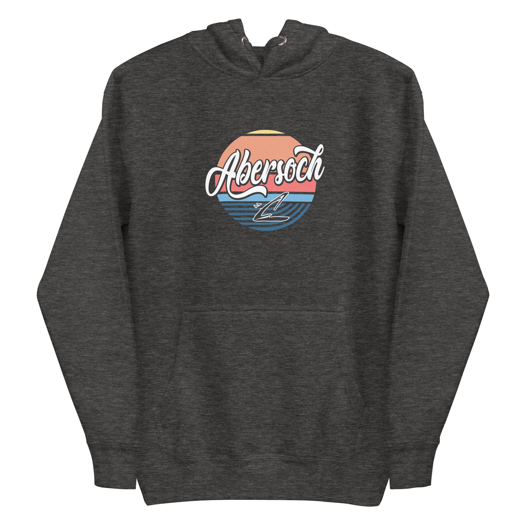 Abersoch Logo Retro Beach Premium Hoodie image 3