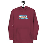 Abersoch Ocean Wave Women Premium Hoodie - 3XL, Maroon image