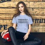 Abersoch Triple Typography Staple Women T-Shirt image 1