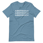 Abersoch Triple Typography White Staple T-Shirt image 7