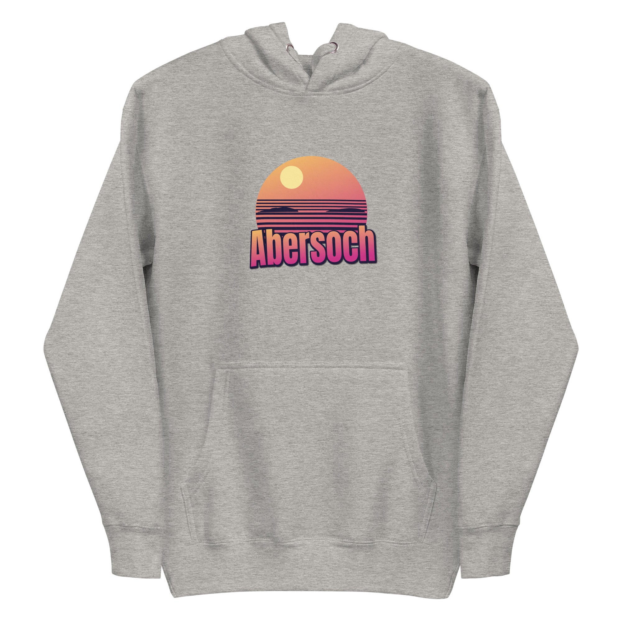Abersoch Retro Sunset Premium Hoodie image 2