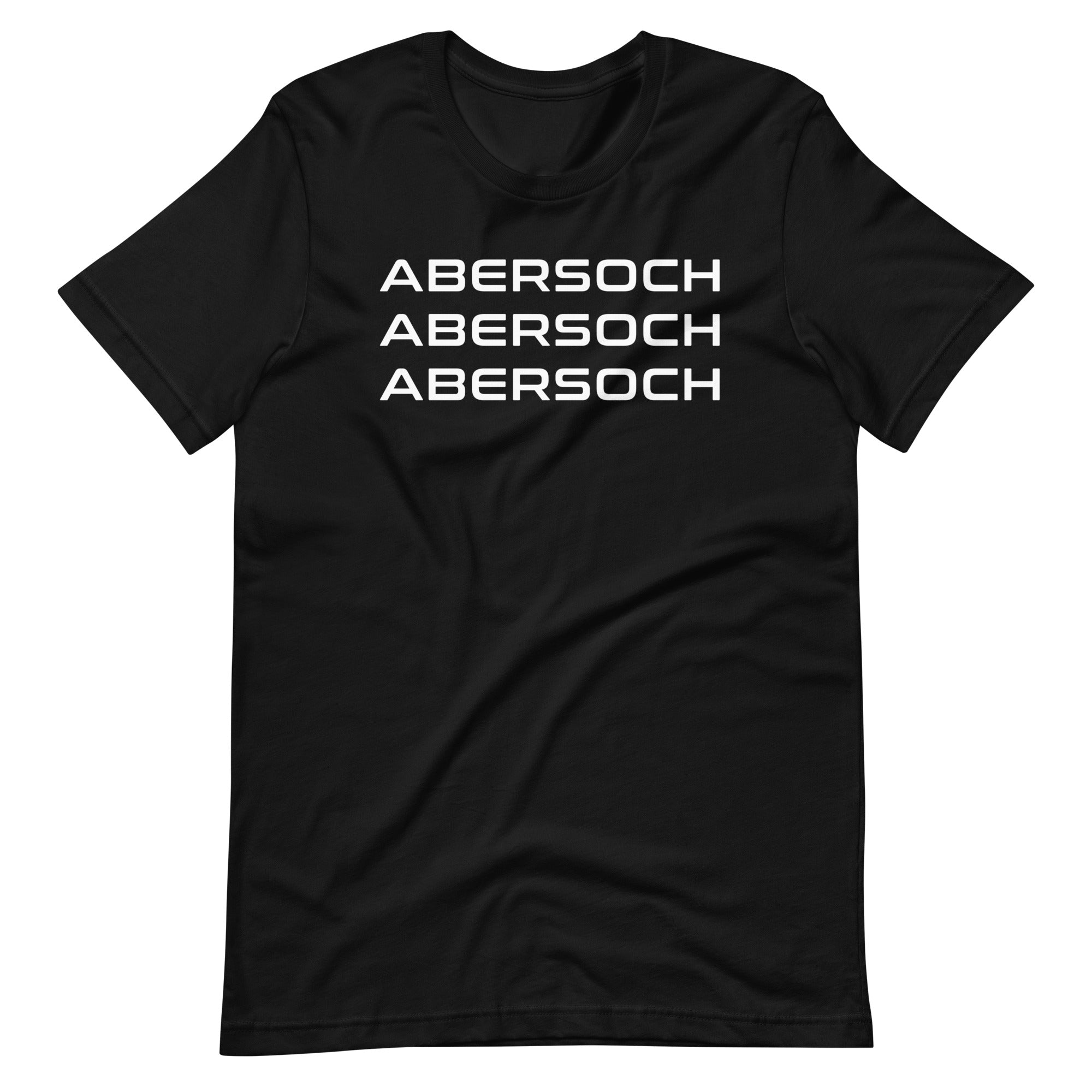Abersoch Triple Typography White Staple T-Shirt image 2