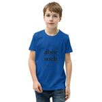 Abersoch Typography Black Circle Boys Short Sleeve T-Shirt image 5