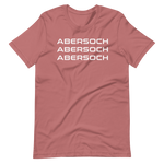 Abersoch Triple Typography White Staple T-Shirt image 10