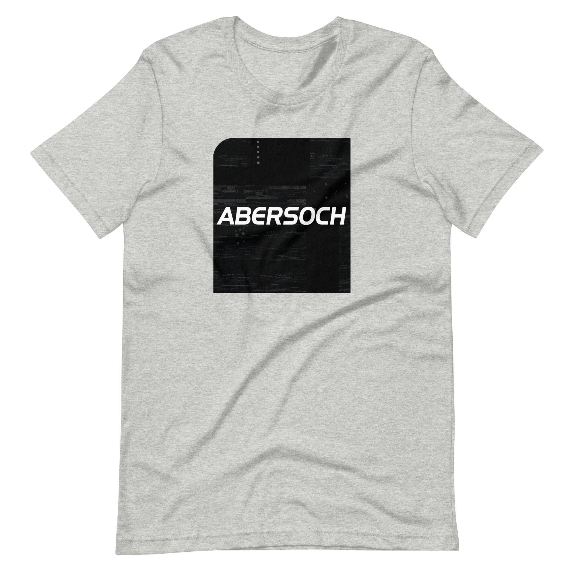 Abersoch Typography Distressed Black Square Staple T-Shirt image 4