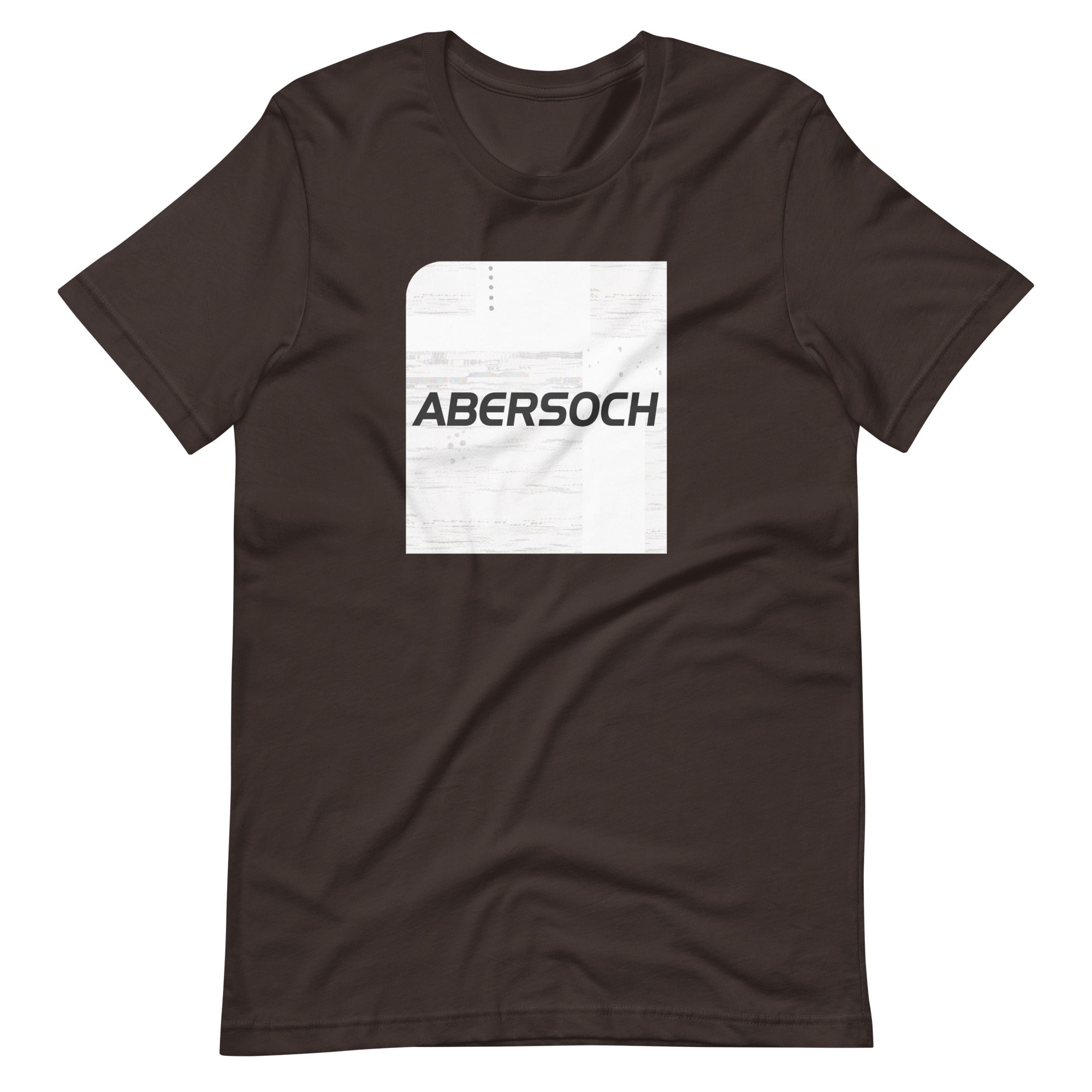 Abersoch Typography Distressed White Square Staple T-Shirt image 5