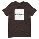 Abersoch Typography Distressed White Square Staple T-Shirt image 5