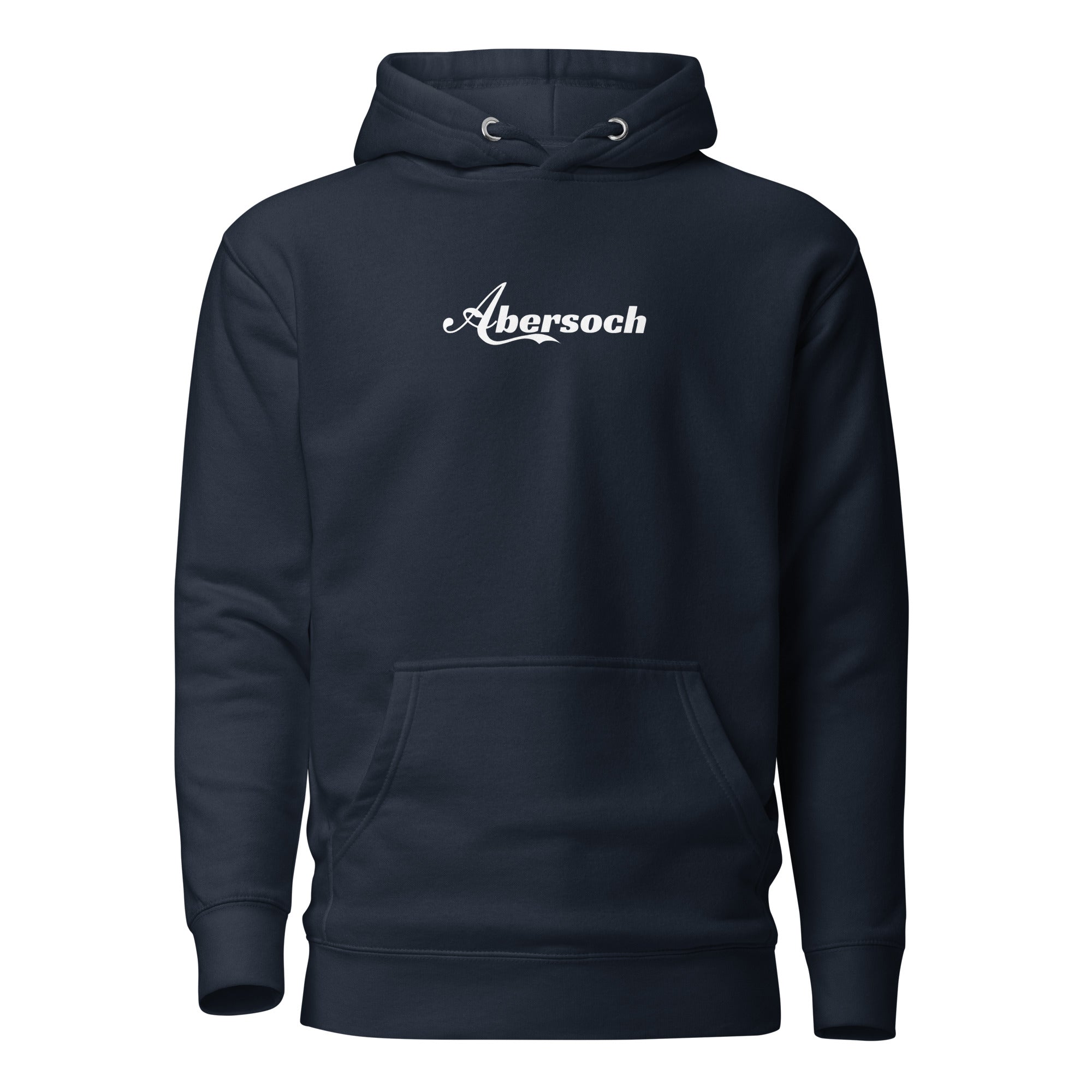 Abersoch Cursive Typography Women Premium Hoodie - S, Navy Blazer image