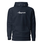 Abersoch Cursive Typography Women Premium Hoodie - S, Navy Blazer image