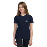 Abersoch Clothing Embroidery A Logo Girls Short Sleeve T-Shirt image 0