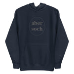Abersoch Typography Black Circle Premium Hoodie image 2