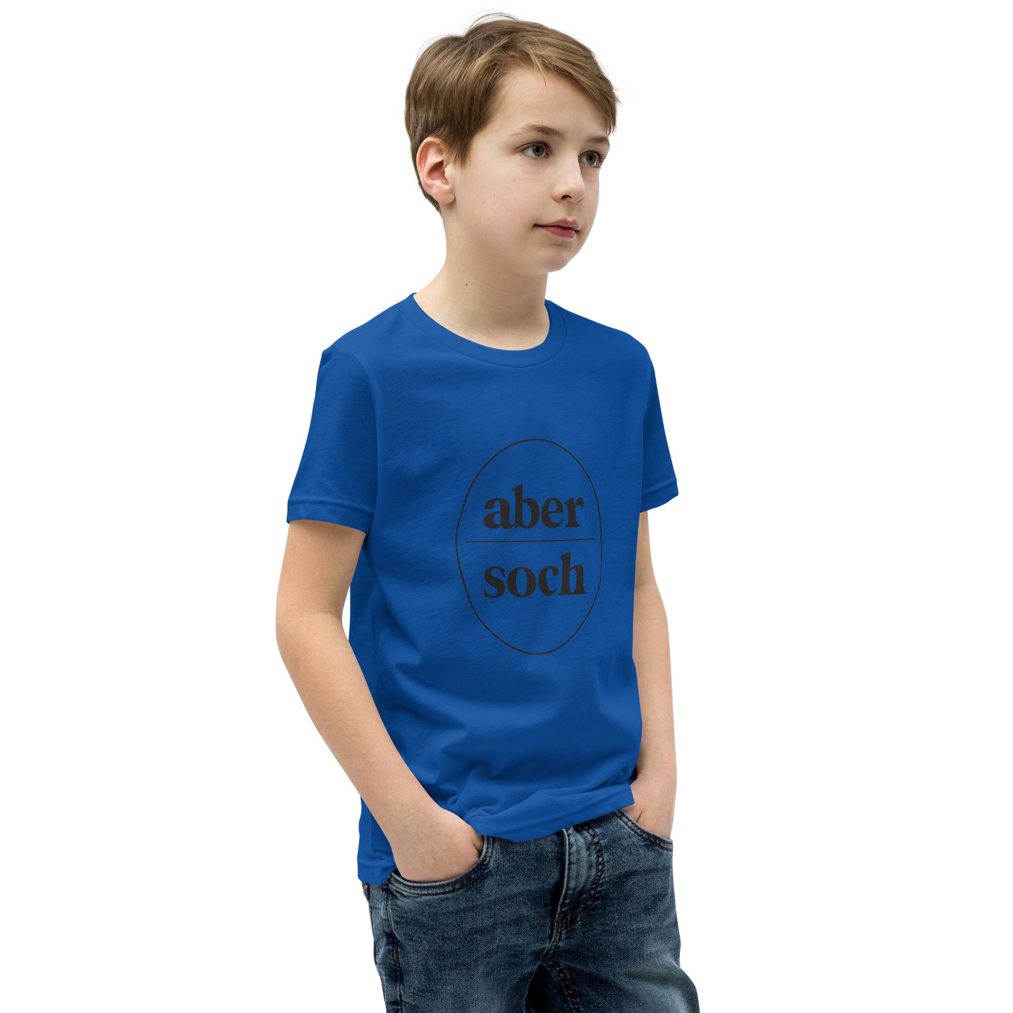 Abersoch Typography Black Circle Boys Short Sleeve T-Shirt image 6