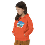 Dolphin Relaxing On Beach Kids Eco Hoodie image 8