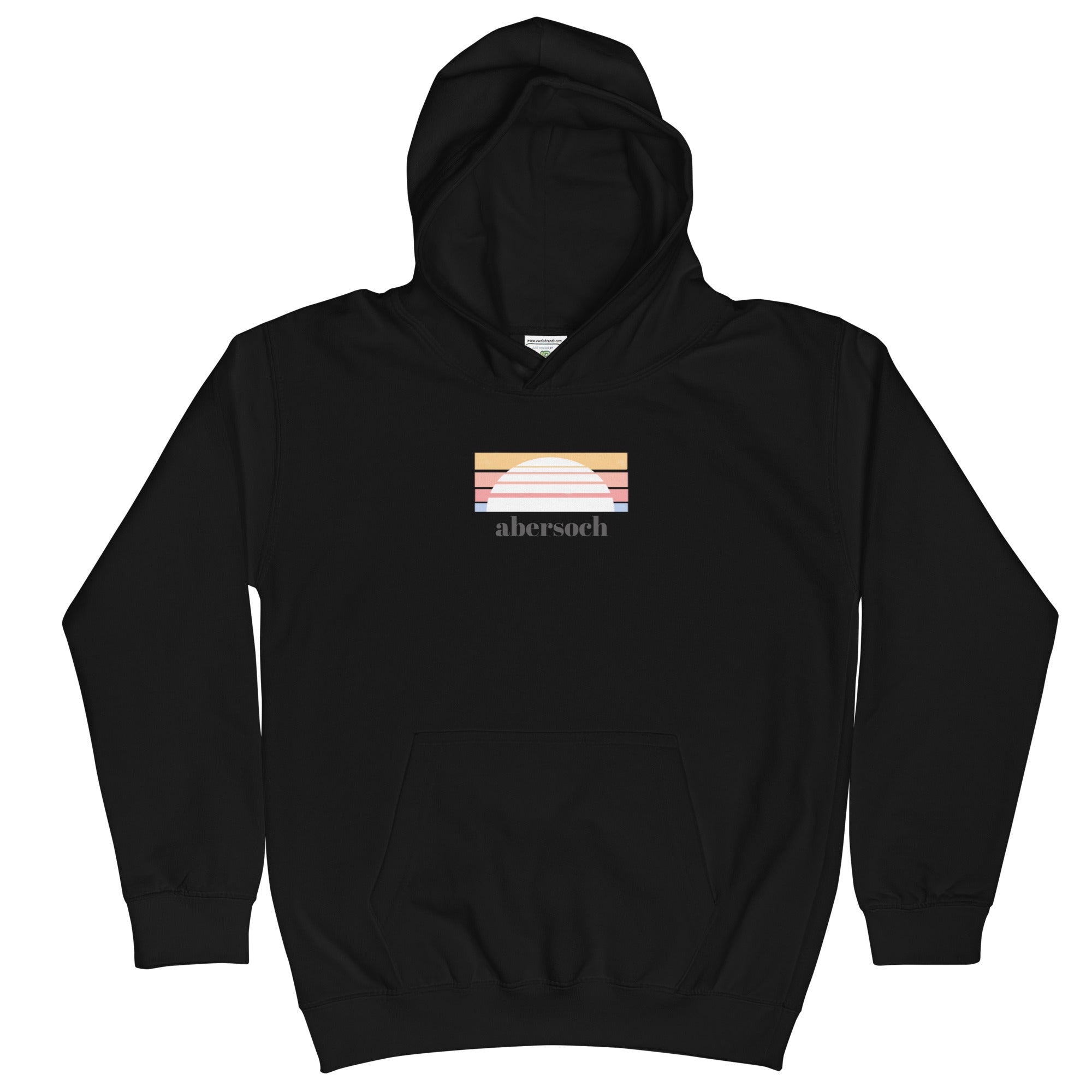 Abersoch Sunset Line Boys Hoodie image 1
