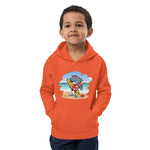 Cute Surfing Dolphin Kids Eco Hoodie image 11