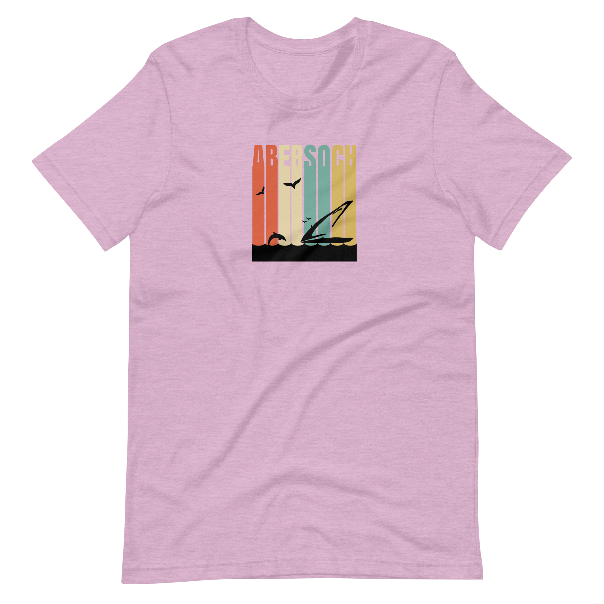 Abersoch Logo Retro Vintage Staple T-Shirt image 10