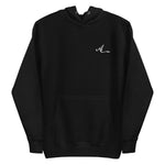 Abersoch Clothing Embroidery A Logo Women Premium Hoodie - 3XL, Black image