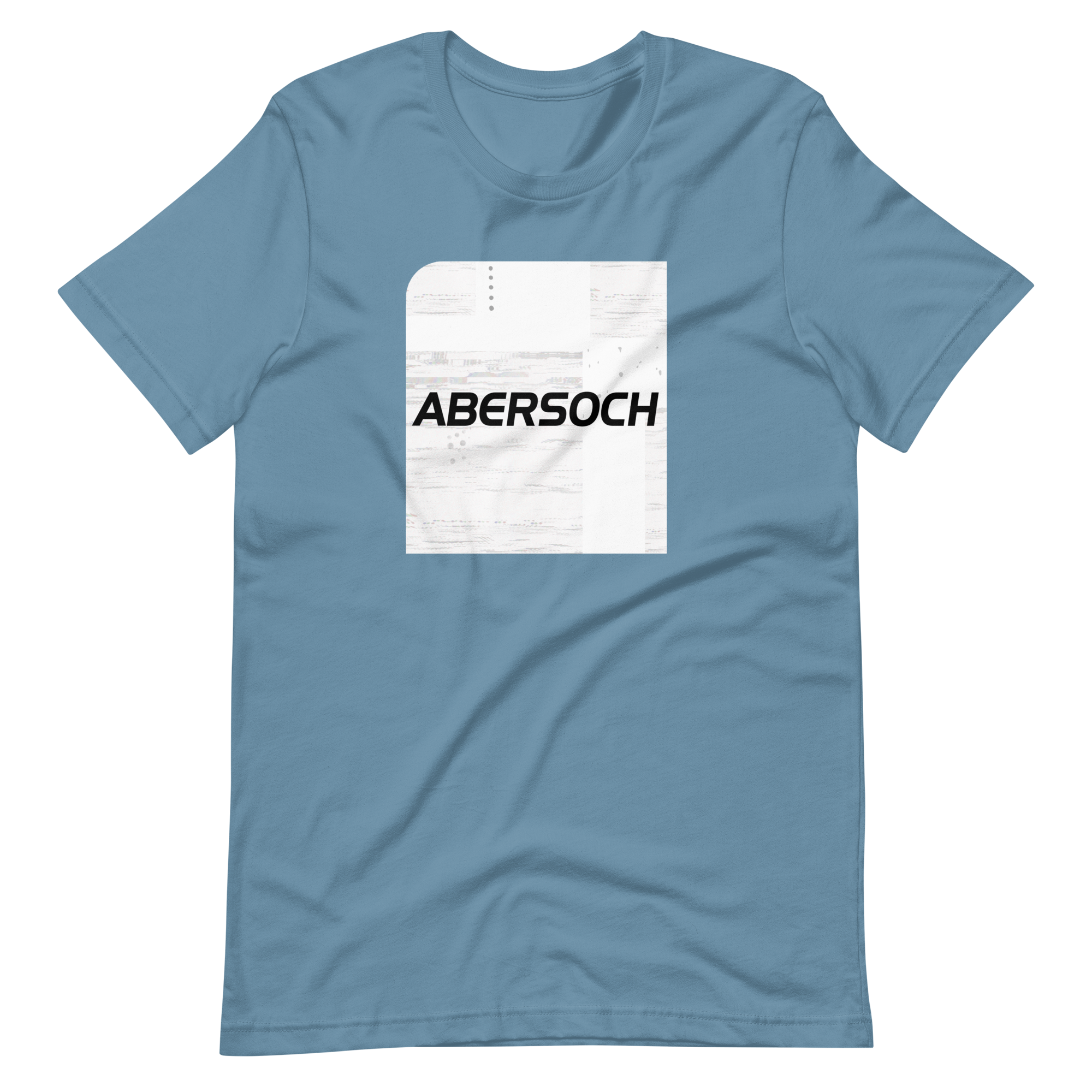 Abersoch Typography Distressed White Square Staple T-Shirt image 9
