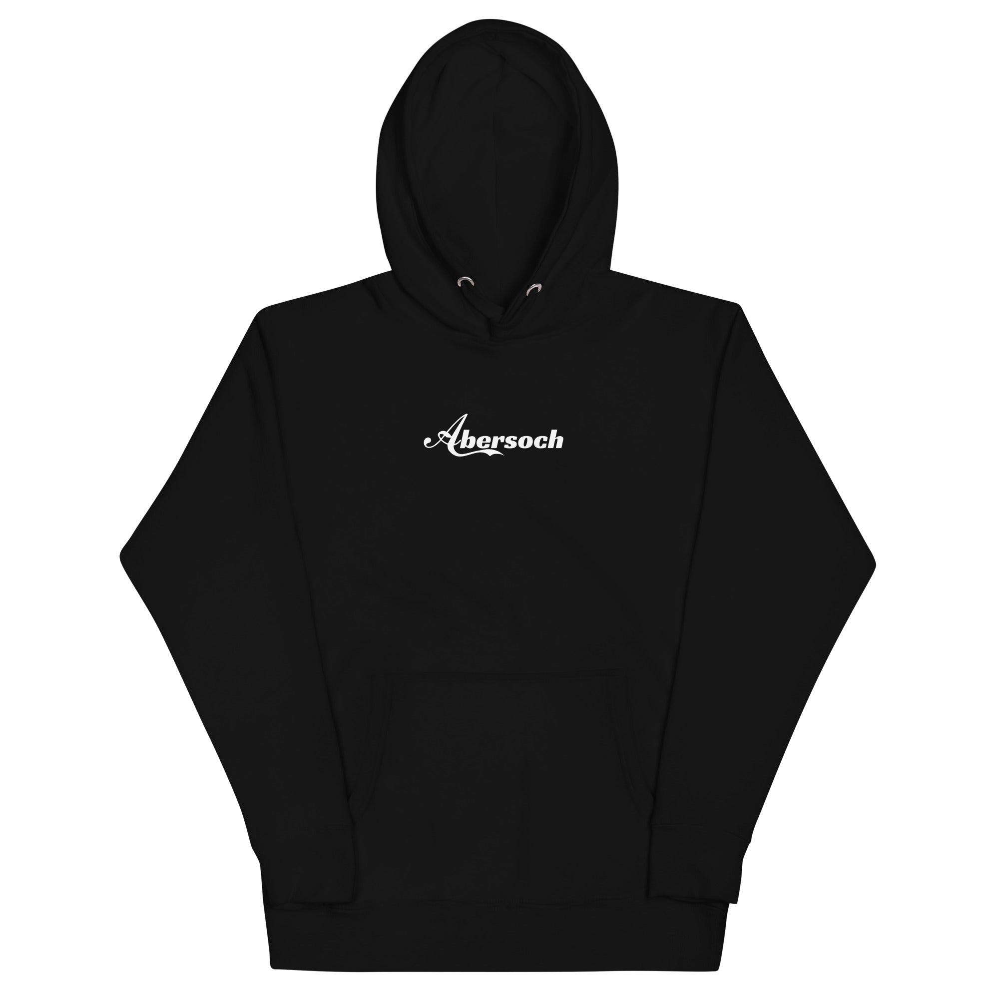 Abersoch Cursive Typography Women Premium Hoodie - L, Black image
