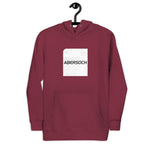 Abersoch Typography Distressed White Square Premium Hoodie image 0