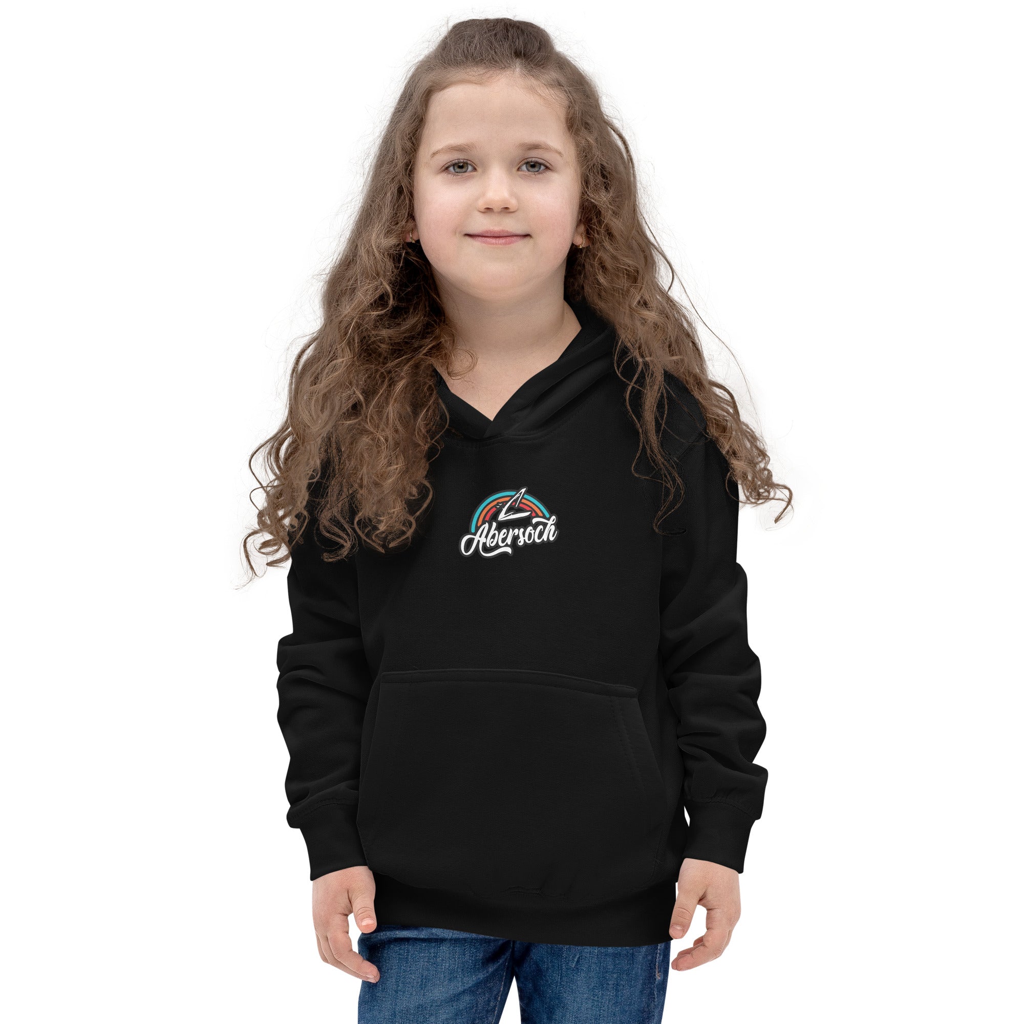 Abersoch Rainbow Girls Hoodie image 1