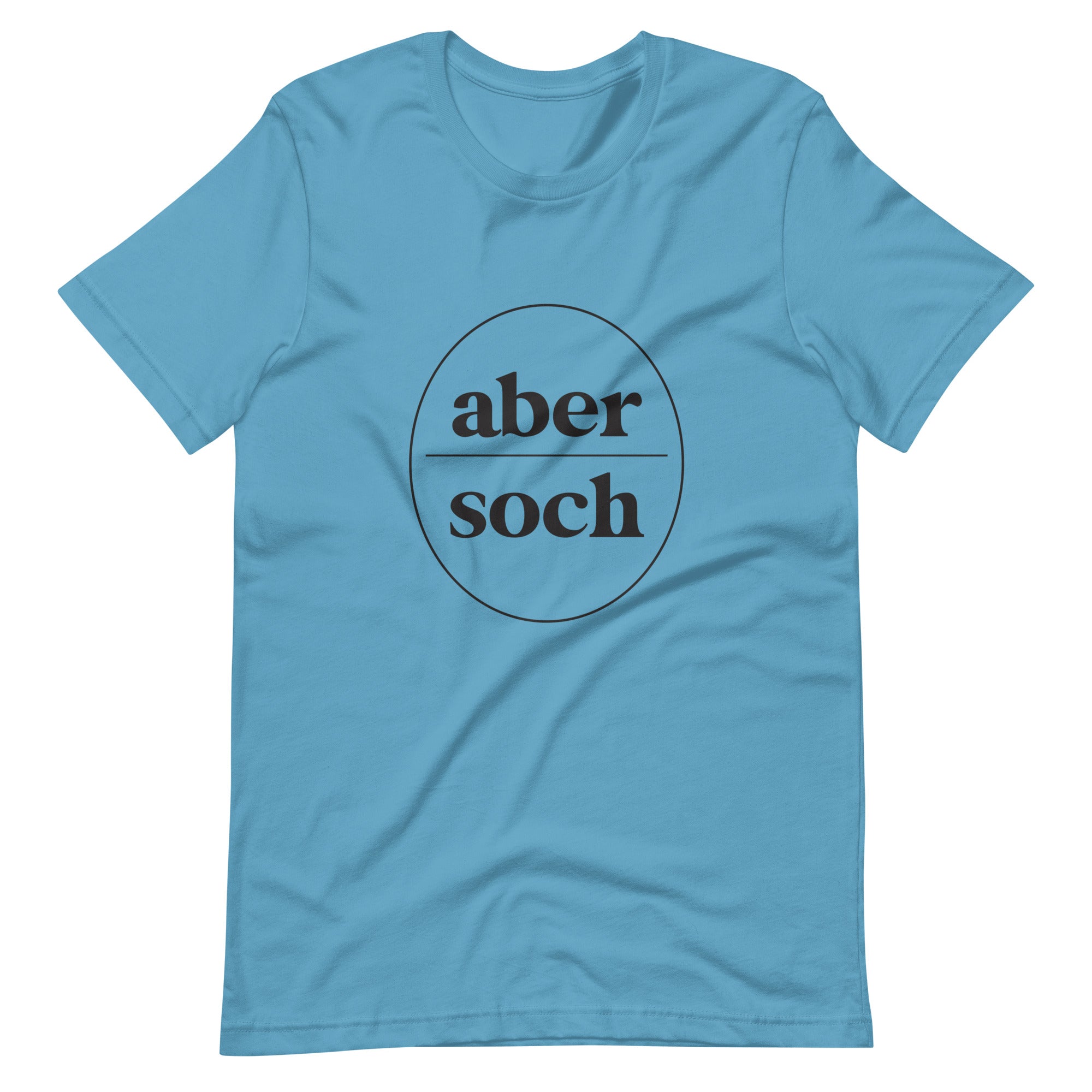 Abersoch Typography Black Circle Staple Women T-Shirt image 2
