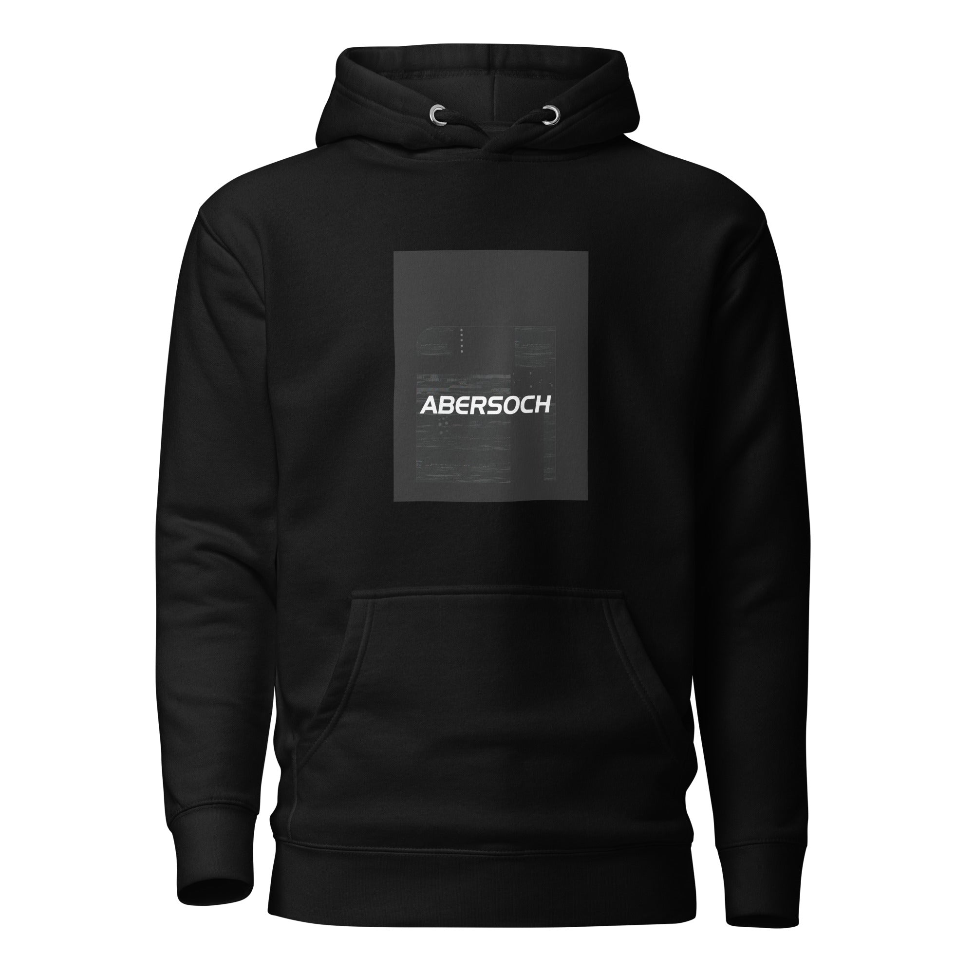 Abersoch Typography Distressed Black Women Premium Hoodie image 1