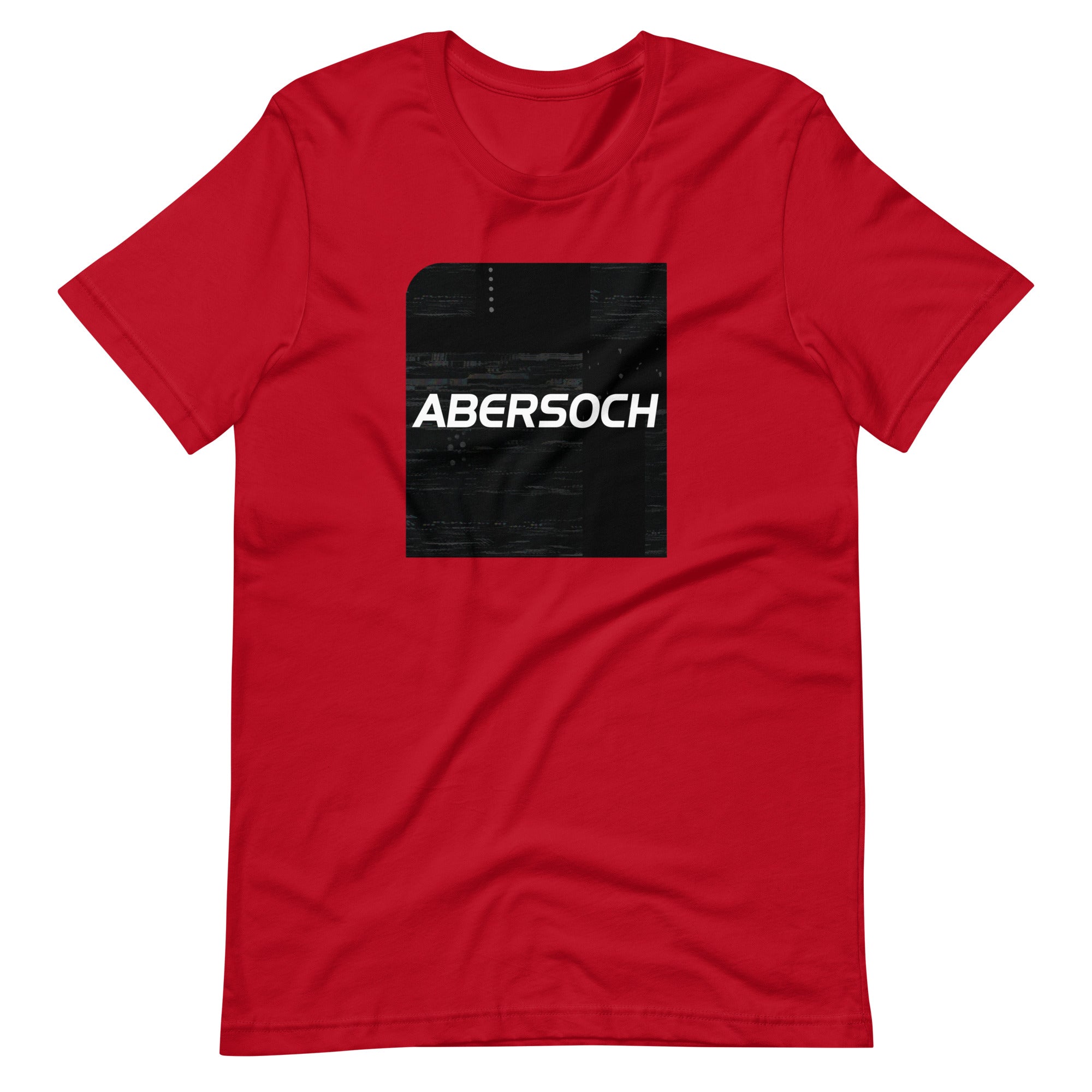 Abersoch Typography Distressed Black Square Staple T-Shirt image 9