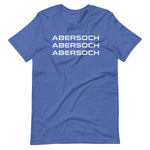 Abersoch Triple Typography White Staple T-Shirt image 6