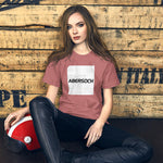 Abersoch Typography Distressed White Square Staple Women T-shirt image 1