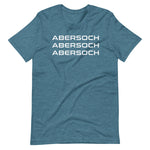 Abersoch Triple Typography White Staple T-Shirt image 5
