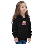 Abersoch Retro Sunset Girls Hoodie image 1