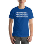 Abersoch Triple Typography White Staple T-Shirt image 0