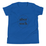 Abersoch Typography Black Circle Girls Short Sleeve T-Shirt image 0