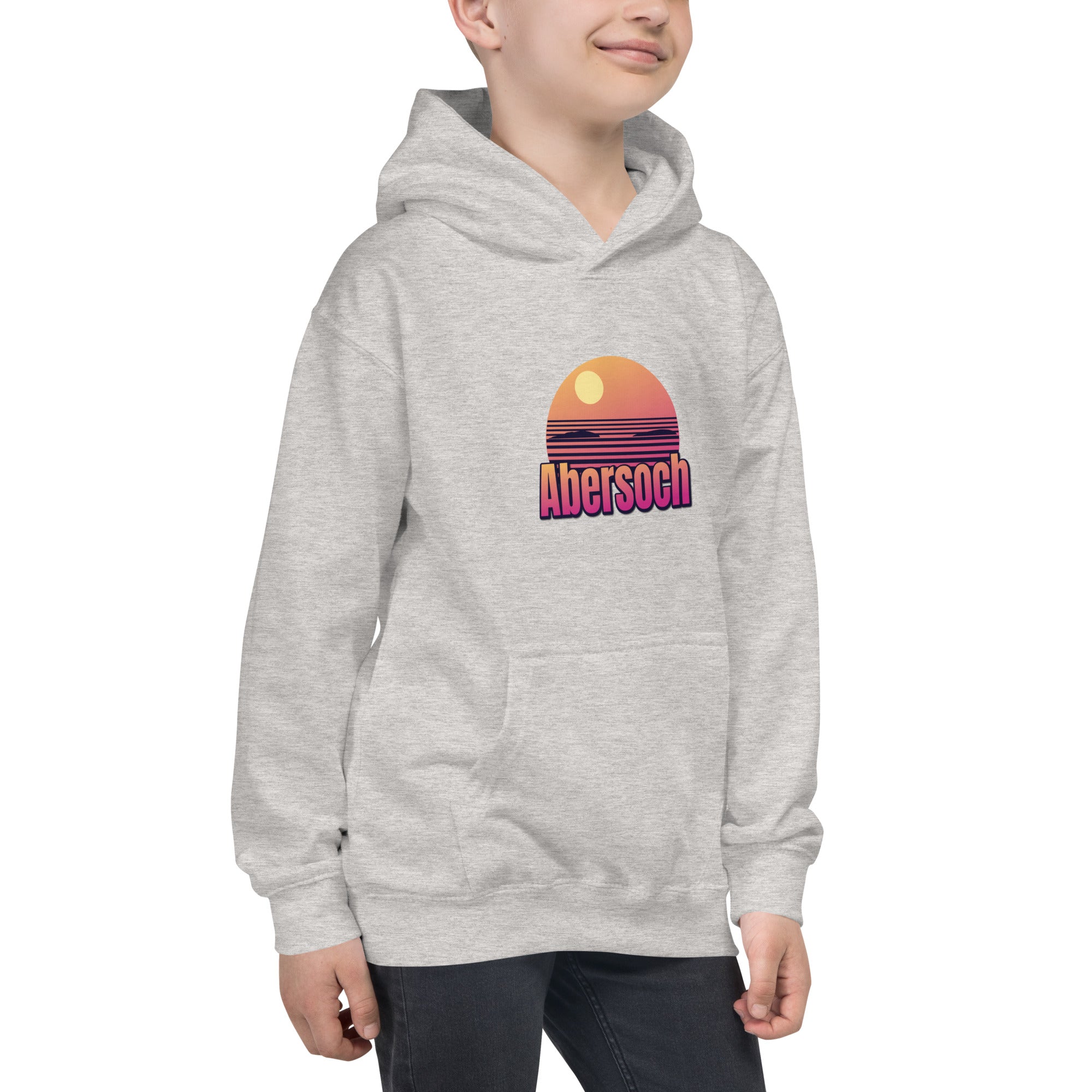 Abersoch Retro Sunset Boys Hoodie image 2