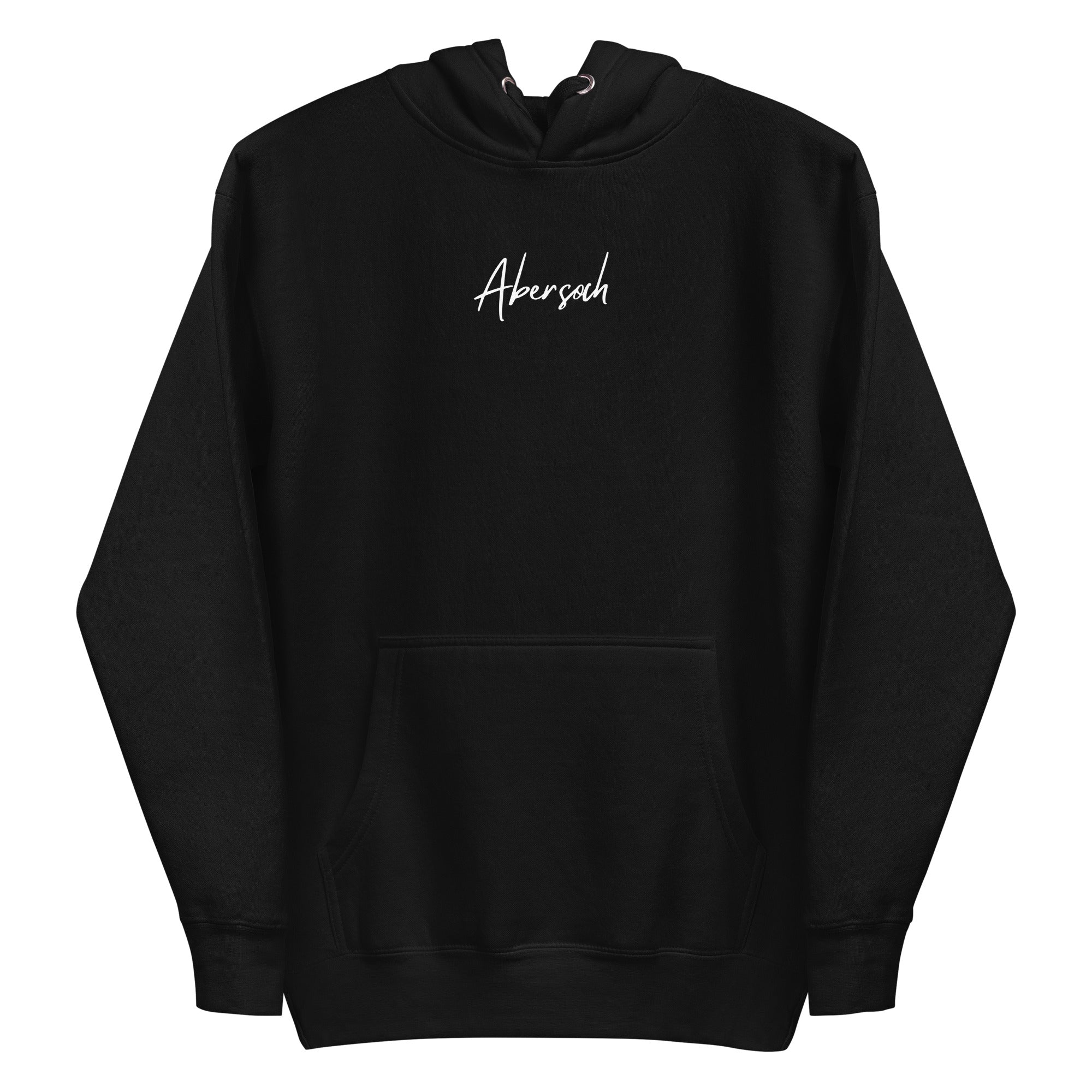 Abersoch Handwritten Typography Premium Hoodie image 3